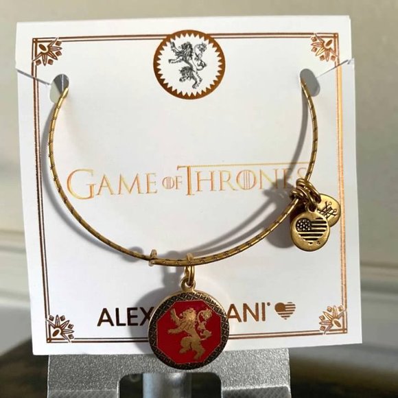 Alex & Ani Game Of Thrones Hear Me Roar Gold Bangle Bracelet - Picture 2 of 4